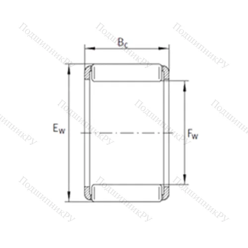 Подшипник игольчатый радиальный KZK 35x42x20