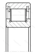 Подшипник  102312 (NCL 312) размер 60x130x31