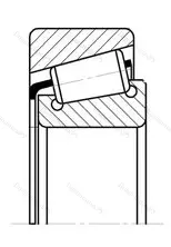 Модификация подшипника 8-7608А размер 40x90x35,25