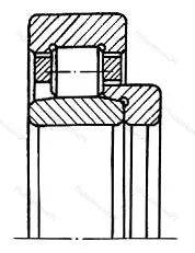 Подшипник  52624 (NU 2324+HJ 2324) 
