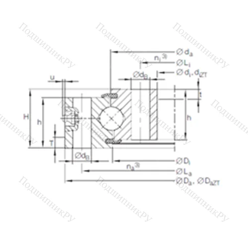 Подшипник шариковый опорно-поворотный