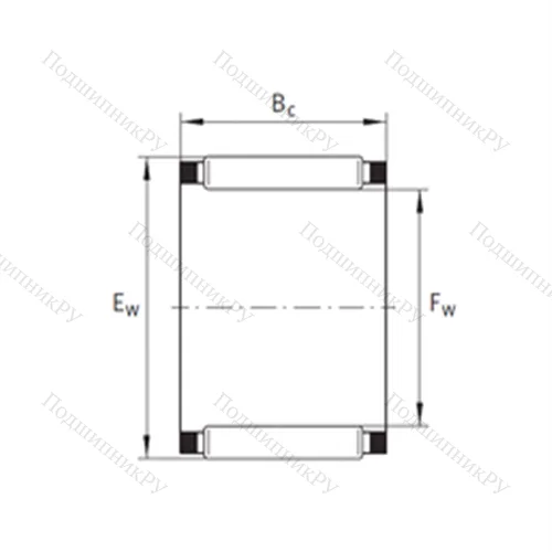 Подшипник игольчатый радиальный K 40X 45X 13