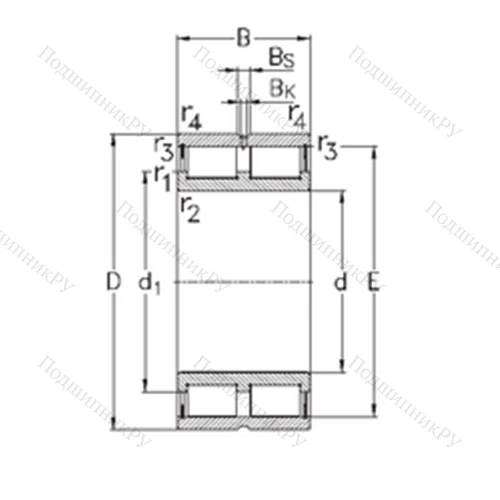 Подшипник роликовый радиальный NNCL 4944-V