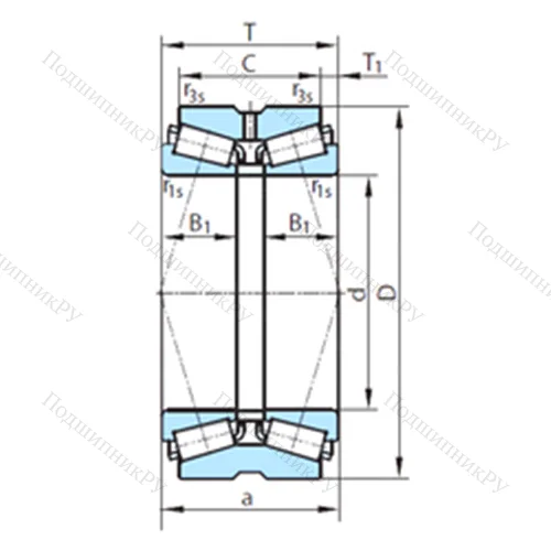 Подшипник роликовый радиально-упорный  610-23
