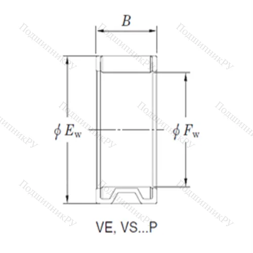 Подшипник игольчатый радиальный 28VS 3817AP