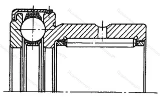Модификация подшипника 5-564808Л размер 45x65/68x32