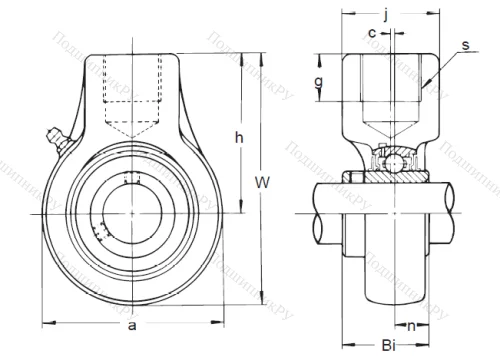 Подшипниковый узел UCECH 211 в Новокузнецке