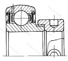 Подшипник  780207 размер 35x72x51,1 от производителя  ГПЗ-5