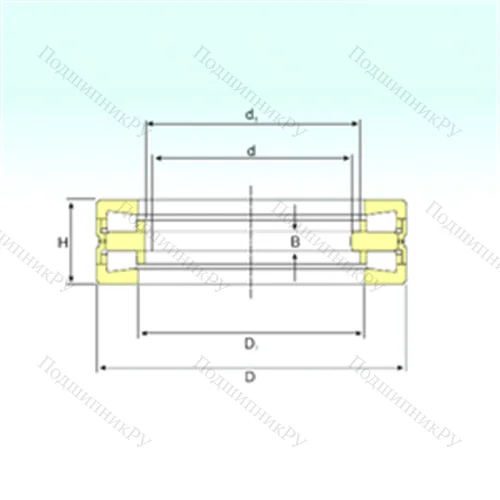 Подшипник роликовый упорный 353162