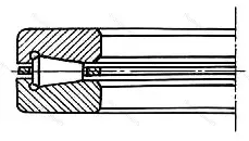 Модификация подшипника 6-19752ХУ размер 260x580x145
