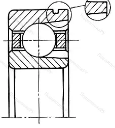 Модификация подшипника 75-170313ЕУШ6 