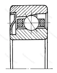 Модификация подшипника 5-606019Е размер 9x24x7 ГПЗ-4