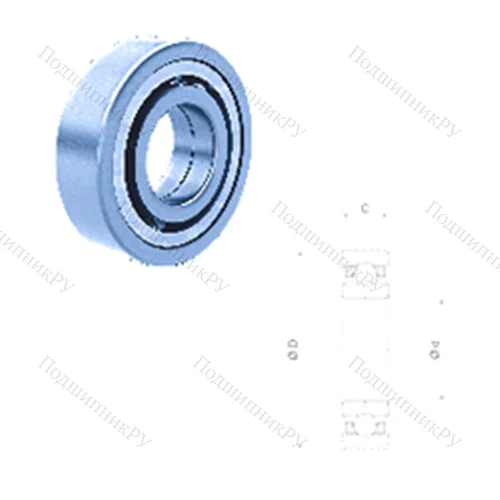 Подшипник шариковый радиально-упорный QJ 209FM