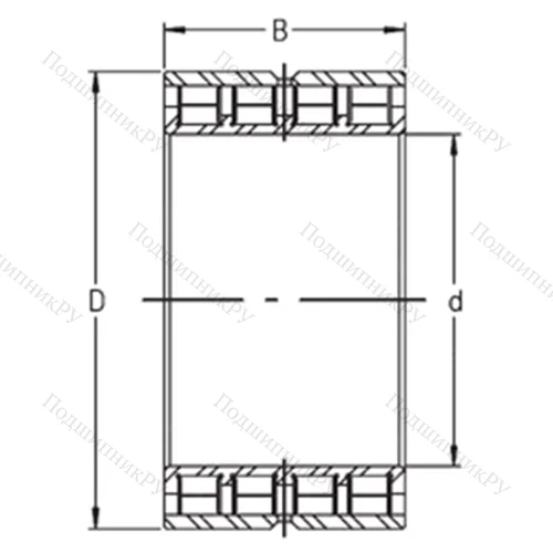 Подшипник роликовый радиальный