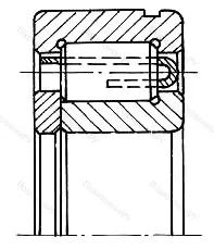 Подшипник NUP 213ECNR размер 65x120x23