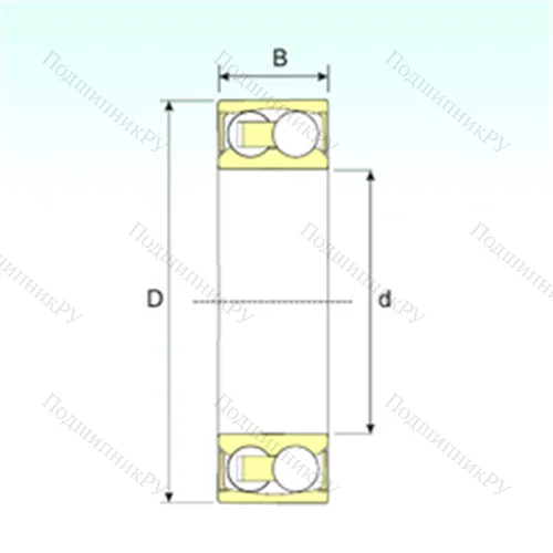 Подшипник шариковый радиальный самоцентрирующийся 2213-2RSTN 9