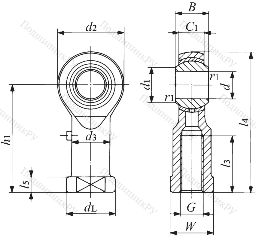 Шарнирная головка  PHS 10 L