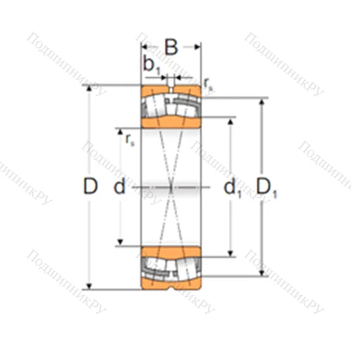 Подшипник роликовый радиальный самоцентрирующийся 24130 MBW 33