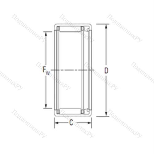 Подшипник игольчатый радиальный JT-69