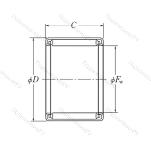Подшипник игольчатый радиальный