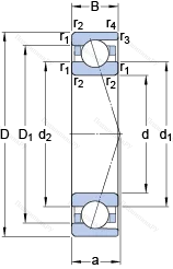 Подшипник 7034 CD/P 4A