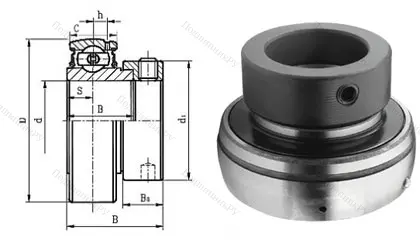 Корпусный подшипник SA 202 в Новокузнецке