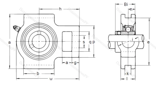 Подшипниковый узел UCT 217 в Новокузнецке