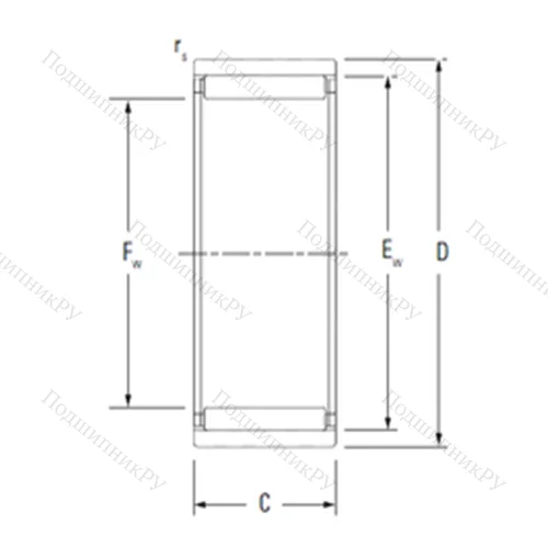 Подшипник игольчатый радиальный RNAO 16X 24X 20