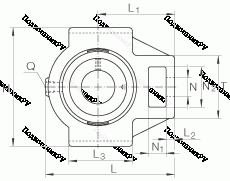Подшипник RTUEY 50