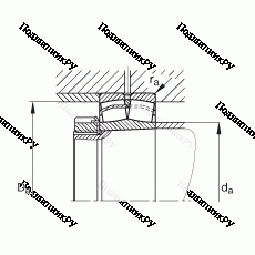 Подшипник 22317-E 1-K-T 41A